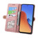 Xiaomi Redmi Note 8 Pro Geometric Zipper Wallet Side Buckle Leather Phone Case - Pink