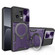 Xiaomi 13 Pro CD Texture Sliding Camshield Magnetic Holder Phone Case - Purple