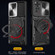 Xiaomi Redmi Note 11 4G CD Texture Sliding Camshield Magnetic Holder Phone Case - Red