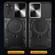 Xiaomi Redmi Note 11 4G CD Texture Sliding Camshield Magnetic Holder Phone Case - Red