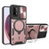 Xiaomi Redmi Note 9 4G / Poco M3 CD Texture Sliding Camshield Magnetic Holder Phone Case - Pink