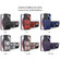 Xiaomi Poco F5 Pro/Redmi K60 CD Texture Sliding Camshield Magnetic Holder Phone Case - Red
