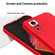 Xiaomi Redmi Note 12 Pro 4G Pure Color Liquid Silicone Shockproof Phone Case - Red