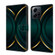 Xiaomi Redmi Note 12 4G Crystal 3D Shockproof Protective Leather Phone Case - Gold Outline