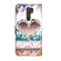Xiaomi Redmi 9 Crystal 3D Shockproof Protective Leather Phone Case - Pink Diamond Heart
