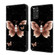Xiaomi Redmi Note 11 Global Crystal 3D Shockproof Protective Leather Phone Case - Pink Diamond Butterfly