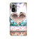 Xiaomi Redmi Note 10 4G Crystal 3D Shockproof Protective Leather Phone Case - Pink Diamond Heart