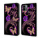 Xiaomi Redmi A1+ / A2 / A2+ Crystal 3D Shockproof Protective Leather Phone Case - Purple Flower Butterfly