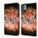Xiaomi Redmi Note 10 5G Crystal 3D Shockproof Protective Leather Phone Case - Crystal Butterfly