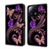 Xiaomi 13 Pro Crystal 3D Shockproof Protective Leather Phone Case - Purple Flower Butterfly