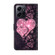Xiaomi Redmi Note 12 4G Crystal 3D Shockproof Protective Leather Phone Case - Lace Love
