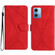 Xiaomi Redmi Note 12 5G Stitching Embossed Leather Phone Case - Red