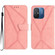 Xiaomi Redmi 11A Stitching Embossed Leather Phone Case - Pink