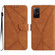 Xiaomi Redmi Note 12S Stitching Embossed Leather Phone Case - Brown