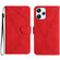 Xiaomi Redmi 12 4G Global Stitching Embossed Leather Phone Case - Red