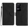 Xiaomi POCO F4 5G Stitching Embossed Leather Phone Case - Black