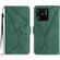 Xiaomi Redmi 10C Stitching Embossed Leather Phone Case - Green