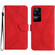Xiaomi POCO F4 5G Stitching Embossed Leather Phone Case - Red