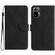 Xiaomi POCO M5S Stitching Embossed Leather Phone Case - Black