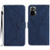 Xiaomi POCO M5S Stitching Embossed Leather Phone Case - Blue