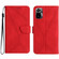 Xiaomi POCO M5S Stitching Embossed Leather Phone Case - Red