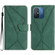 Xiaomi Redmi 11A Stitching Embossed Leather Phone Case - Green