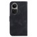 OPPO Reno10 5G Global/Reno10 Pro Global 7-shaped Embossed Leather Phone Case - Black