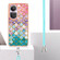 OPPO Reno10 Pro 5G Global Electroplating IMD TPU Phone Case with Lanyard - Colorful Scales