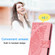 OPPO A52/A72/A92 Butterfly Love Flower Embossed Horizontal Flip Leather Case with Bracket / Card Slot / Wallet / Lanyard - Rose Gold