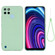 OPPO Realme C21Y Foreign Version Solid Color Liquid Silicone Dropproof Full Coverage Protective Case - Green