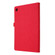 OPPO Realme Pad 10.4 Horizontal Flip Fabric PU Leather Tablet Case with Card Slots & Holder - Red