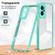 Realme 9i / OPPO A36 / A76 / A96 4G 3 in 1 Clear TPU Color PC Frame Phone Case - Light Green