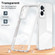 Realme 9i / OPPO A36 / A76 / A96 4G 3 in 1 Clear TPU Color PC Frame Phone Case - White