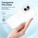 Realme 9i / OPPO A36 / A76 / A96 4G 3 in 1 Clear TPU Color PC Frame Phone Case - White