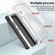 Realme 9i / OPPO A36 / A76 / A96 4G 3 in 1 Clear TPU Color PC Frame Phone Case - White