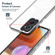 Realme 9i / OPPO A36 / A76 / A96 4G 3 in 1 Clear TPU Color PC Frame Phone Case - Black