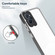 Realme 9i / OPPO A36 / A76 / A96 4G 3 in 1 Clear TPU Color PC Frame Phone Case - Black