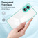 OPPO A17 4G 3 in 1 Clear TPU Color PC Frame Phone Case - Light Green