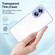 OPPO A17 4G 3 in 1 Clear TPU Color PC Frame Phone Case - Purple