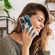 OPPO A57 4G/A77 5G Taiwan/K10 5G Global Electroplating Marble Dual-side IMD Phone Case with Ring - Green 017