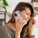 OPPO A57 4G/A77 5G Taiwan/K10 5G Global Electroplating Marble Dual-side IMD Phone Case with Ring - Rose Red 014