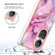 OPPO Reno10 Pro 5G Global Electroplating Marble Dual-side IMD Phone Case - Pink 013