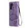 OPPO A94 5G / F19 Pro / Reno 5F Pressed Printing Butterfly Pattern Horizontal Flip PU Leather Case with Holder & Card Slots & Wallet & Lanyard - Purple