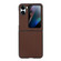 OPPO Find N2 Flip Carbon Fiber Texture Shockproof Phone Case - Brown