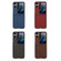 OPPO Find N2 Flip Carbon Fiber Texture Shockproof Phone Case - Brown