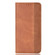 OPPO A17 Magnetic Buckle Retro Texture Leather Phone Case - Brown