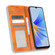 OPPO A17 Magnetic Buckle Retro Texture Leather Phone Case - Brown
