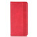 OPPO A17 Magnetic Buckle Retro Texture Leather Phone Case - Red