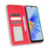 OPPO A17 Magnetic Buckle Retro Texture Leather Phone Case - Red