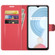 OPPO Realme C21Y Litchi Texture Horizontal Flip Protective Case with Holder & Card Slots & Wallet - Red